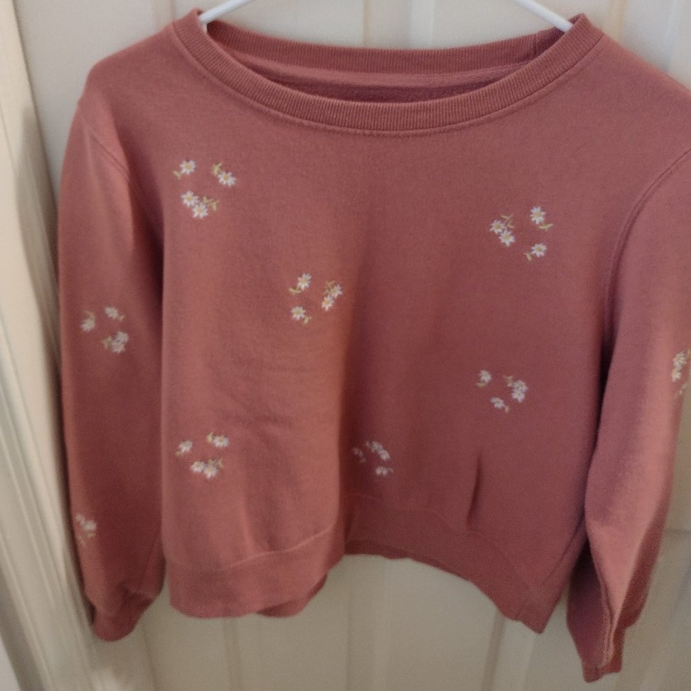 Girls 16 floral sweatshirt - Reflex Kids - Ships fast!